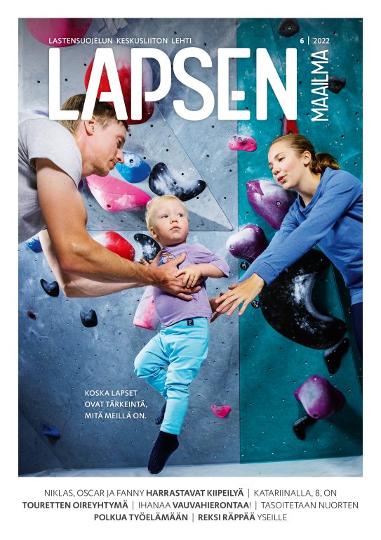 Lapsen Maailma -lehden kansi numerosta 6/2022.