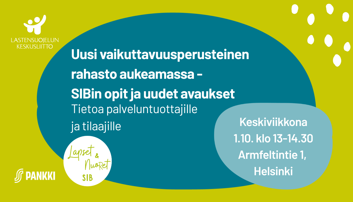 Uusi vaikuttavuusperusteinen rahasto aukeamassa – SIBin opit ja uudet avaukset