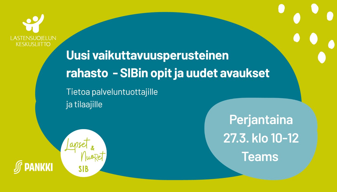 Uusi vaikuttavuusperusteinen rahasto – SIBin opit ja uudet avaukset