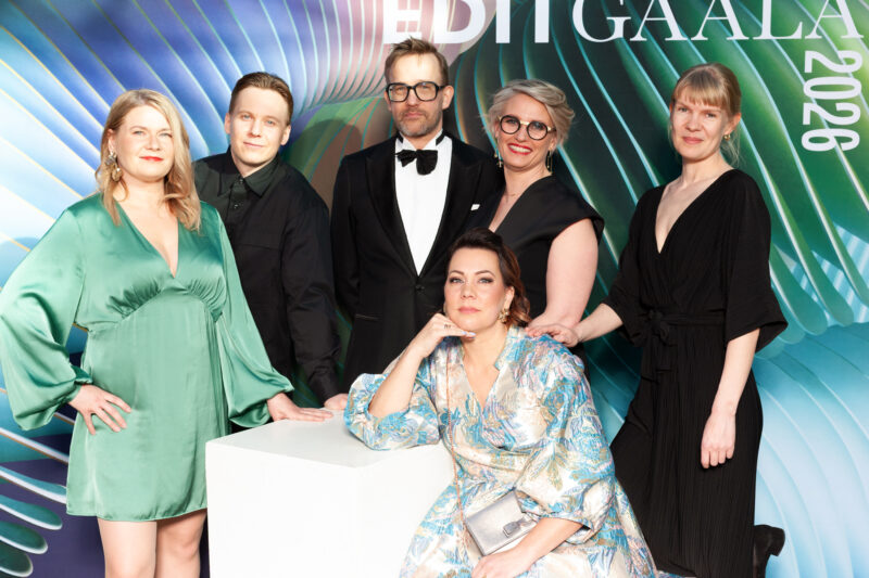 Editgaalassa 2026 ryhmäkuva.