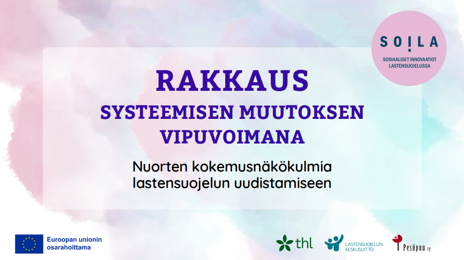 Rakkaus systeemisen muutoksen vipuvoimana -julkaisu