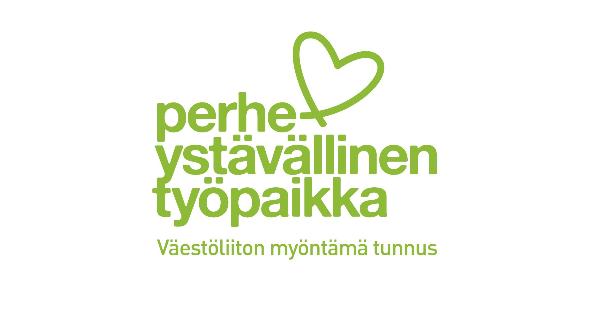 Perheystävällinen työpaikka -tunnus Lastensuojelun Keskusliitolle, Suomen Vanhempainliitolle ja Miessakeille