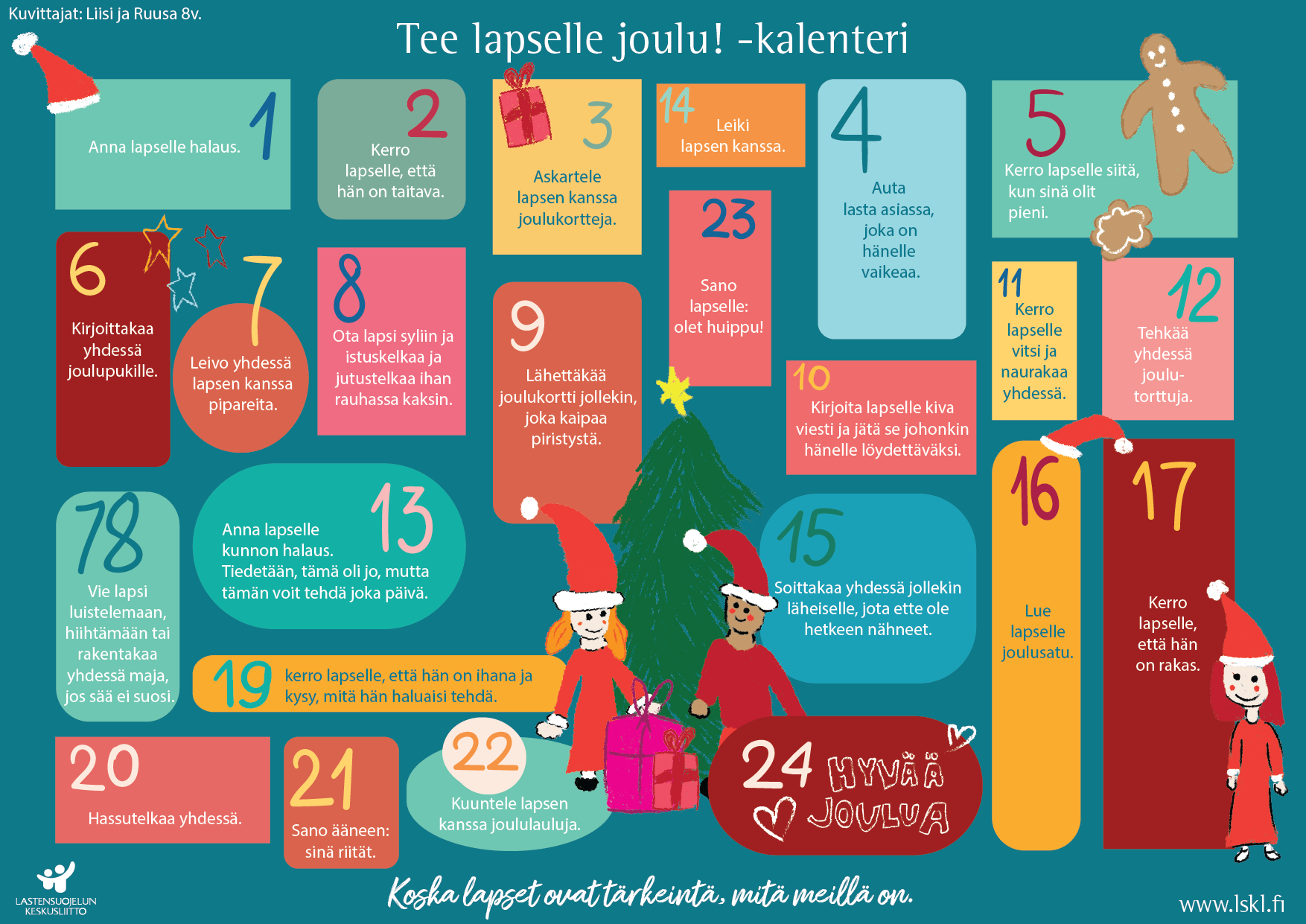 Tee lapselle joulu!
